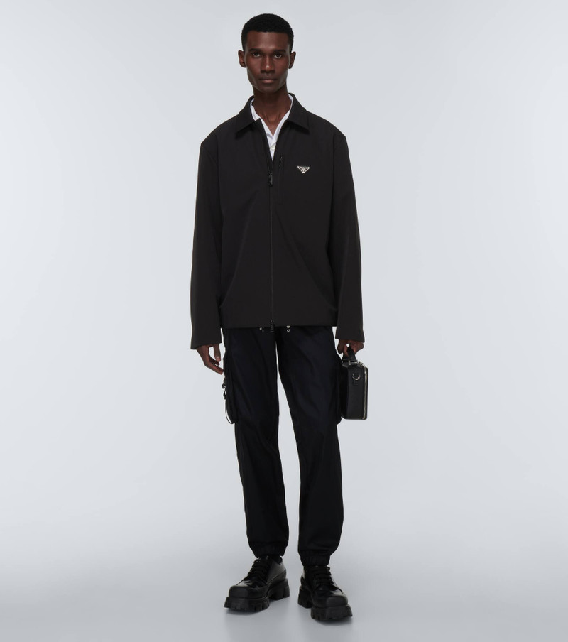 Prada Re-Nylon zipped shirt outlook