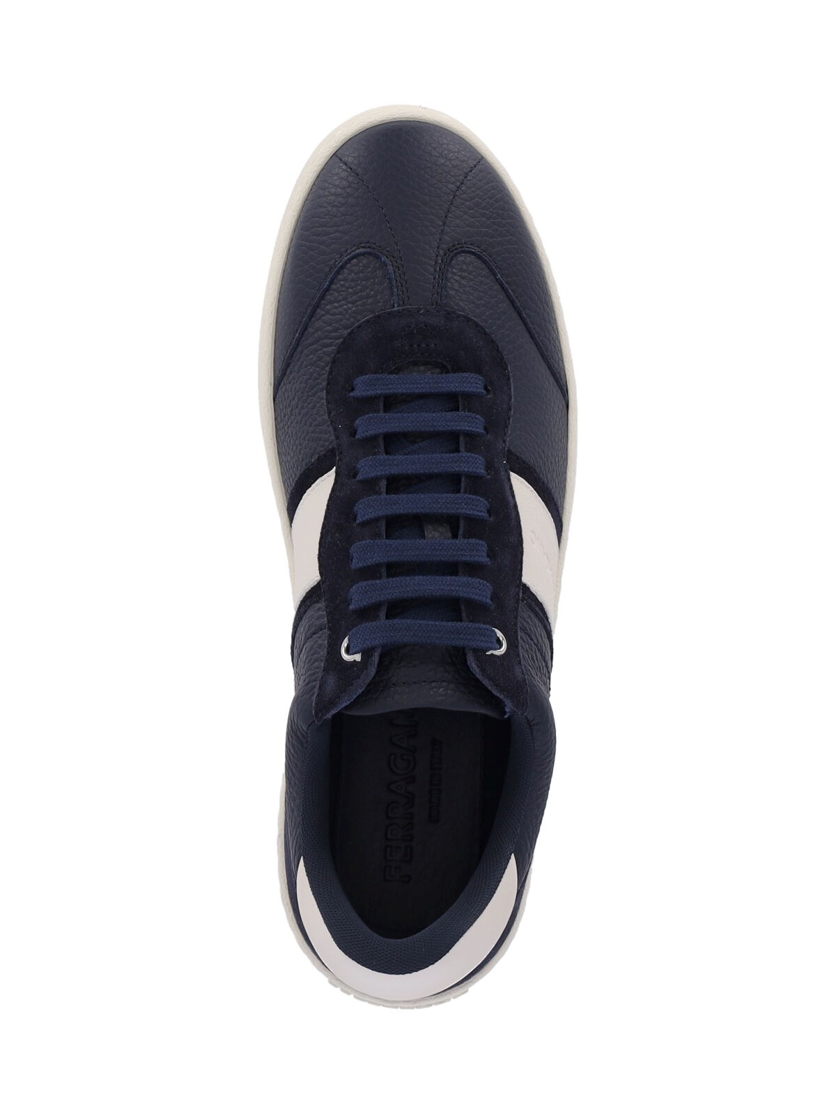 CALF LEATHER LOW-TOP SNEAKERS - 5
