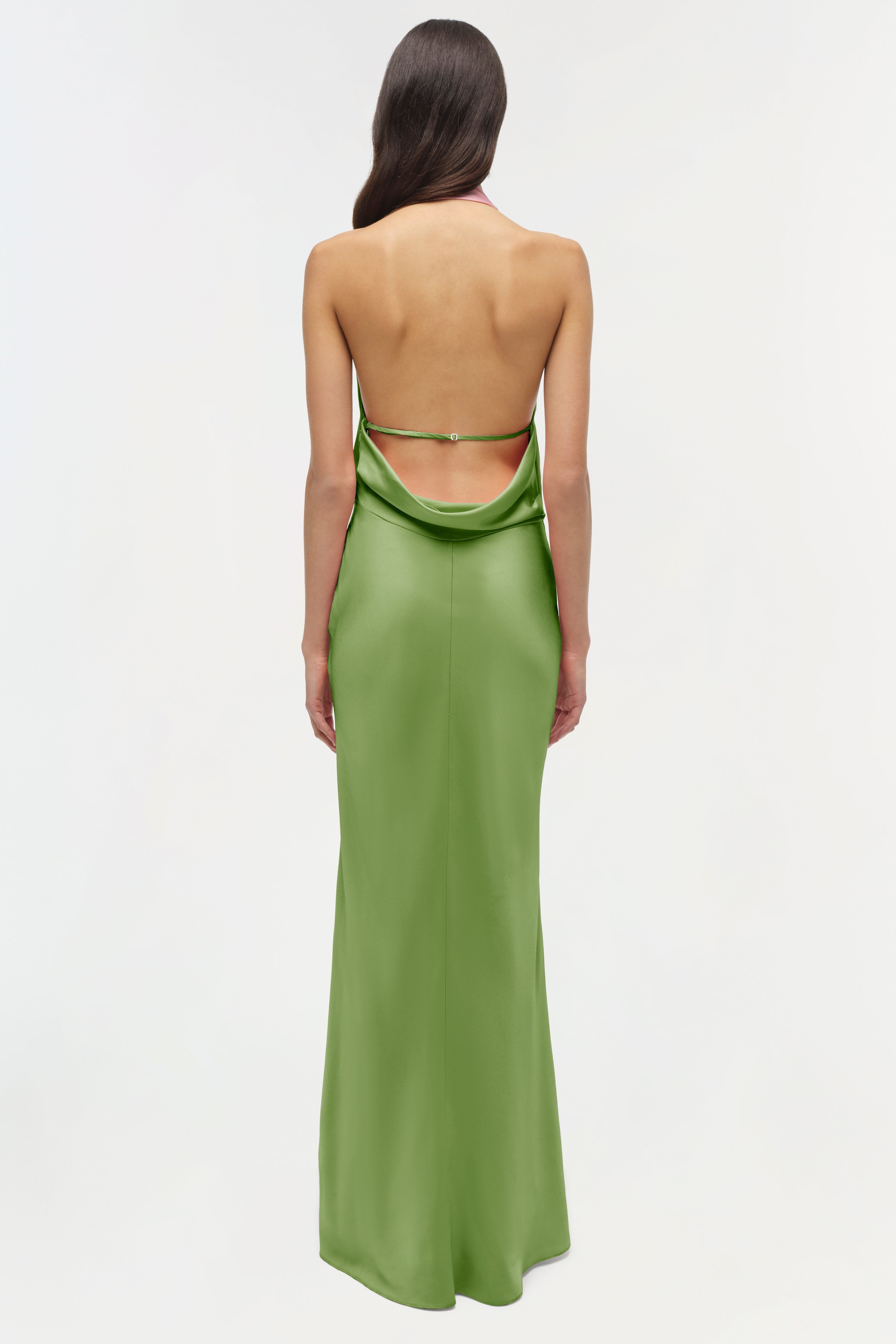 SIMKHAI Reannon Satin Gown | simkhai | REVERSIBLE