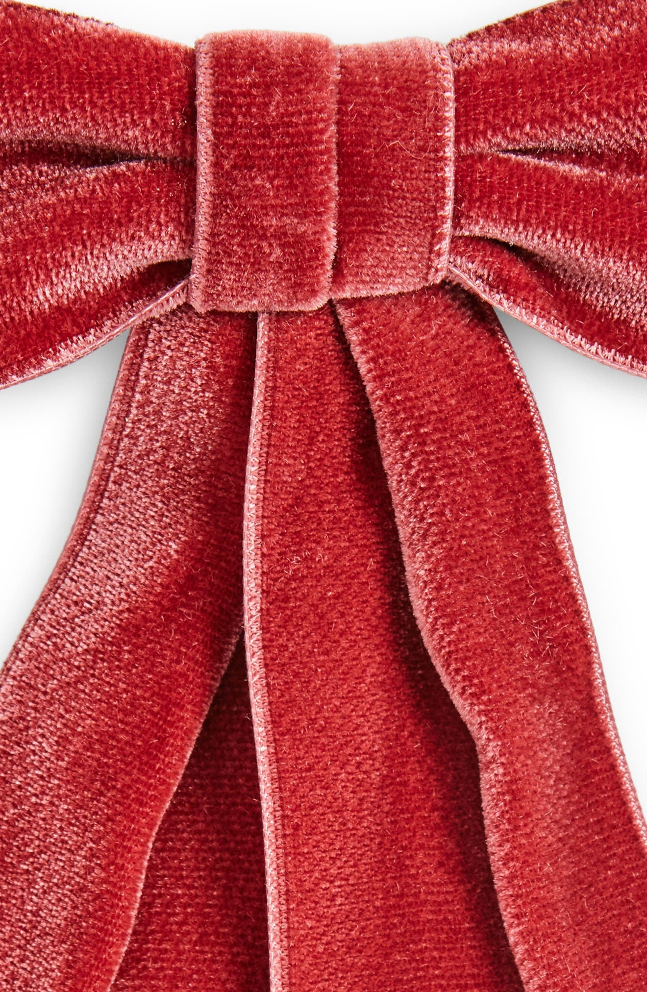 Jennifer Behr Wide Velvet Bow Barrette in Antique Rose at Nordstrom - 4