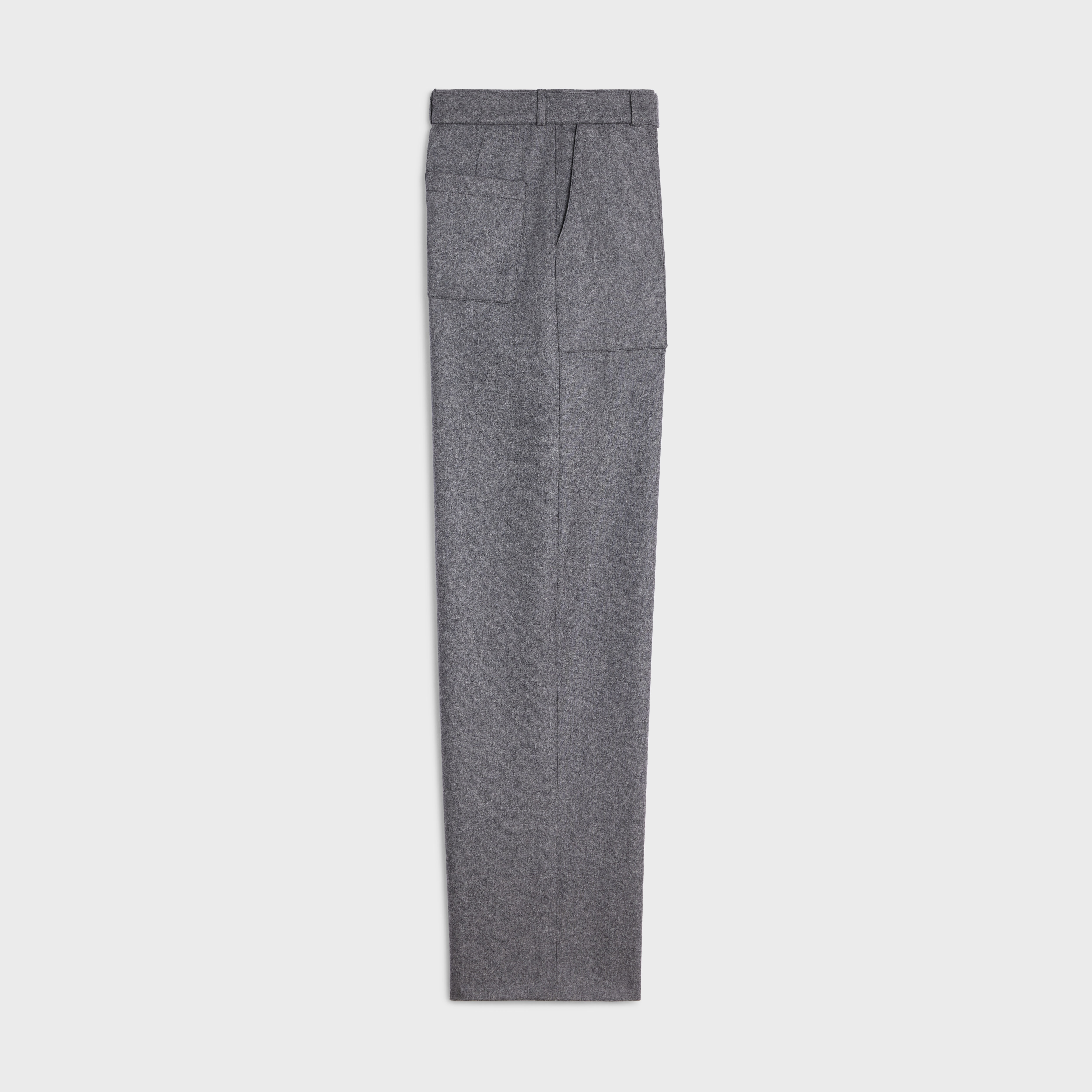 cargo pants in cashmere flannel - 2