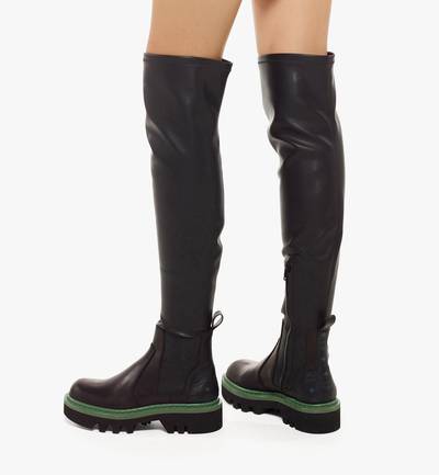 MCM Women’s MCMotor Knee-High Leather Boots outlook