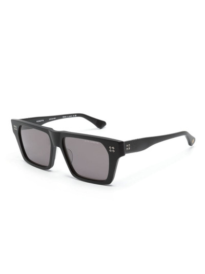 DITA logo-print square-frame sunglasses outlook