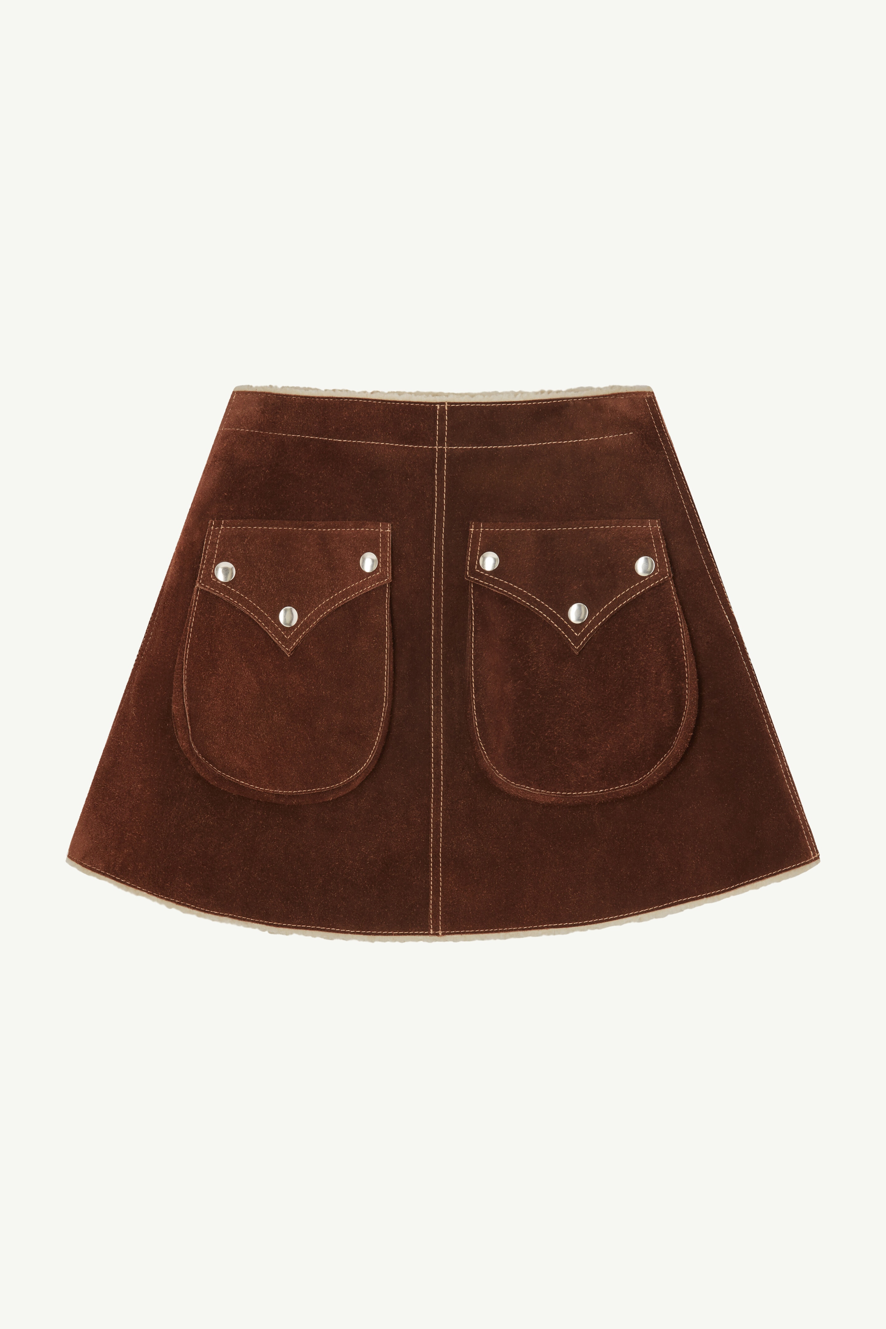 Suede mini skirt - 1