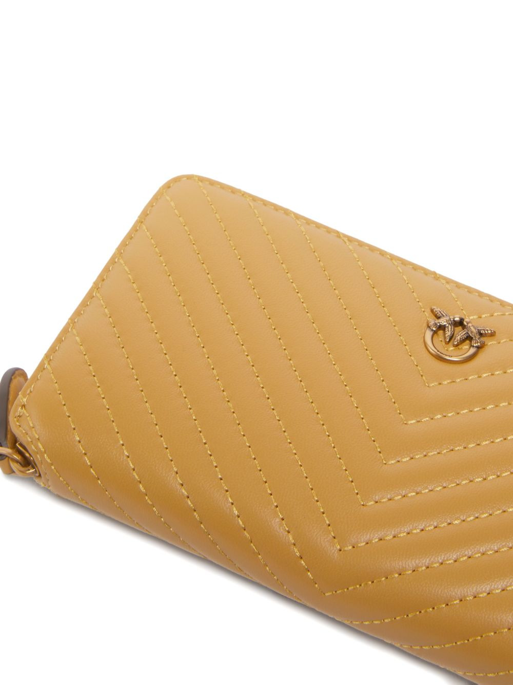 chevron-quilted zip-around wallet - 4