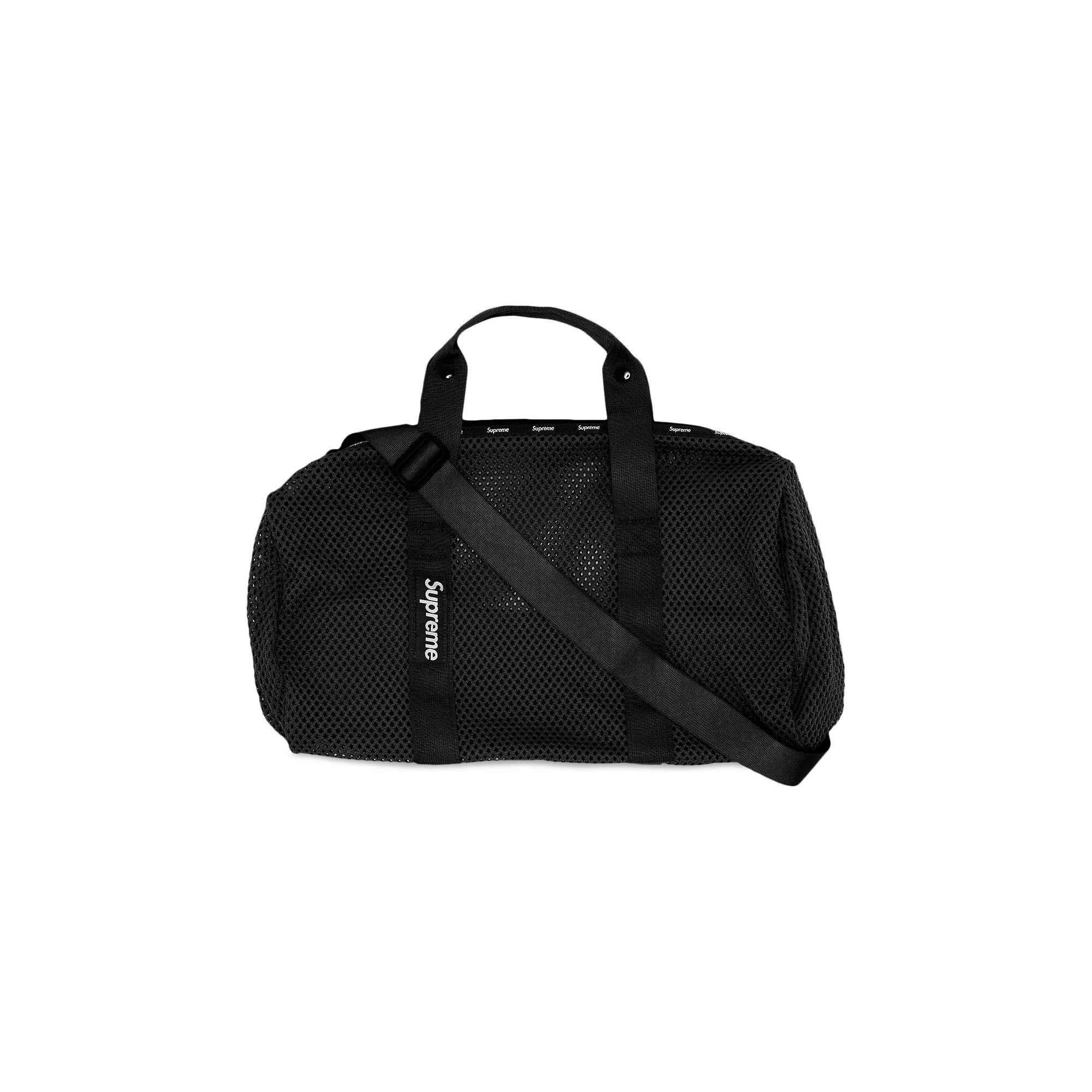 Supreme Mesh Duffle Bag 'Black' - 1