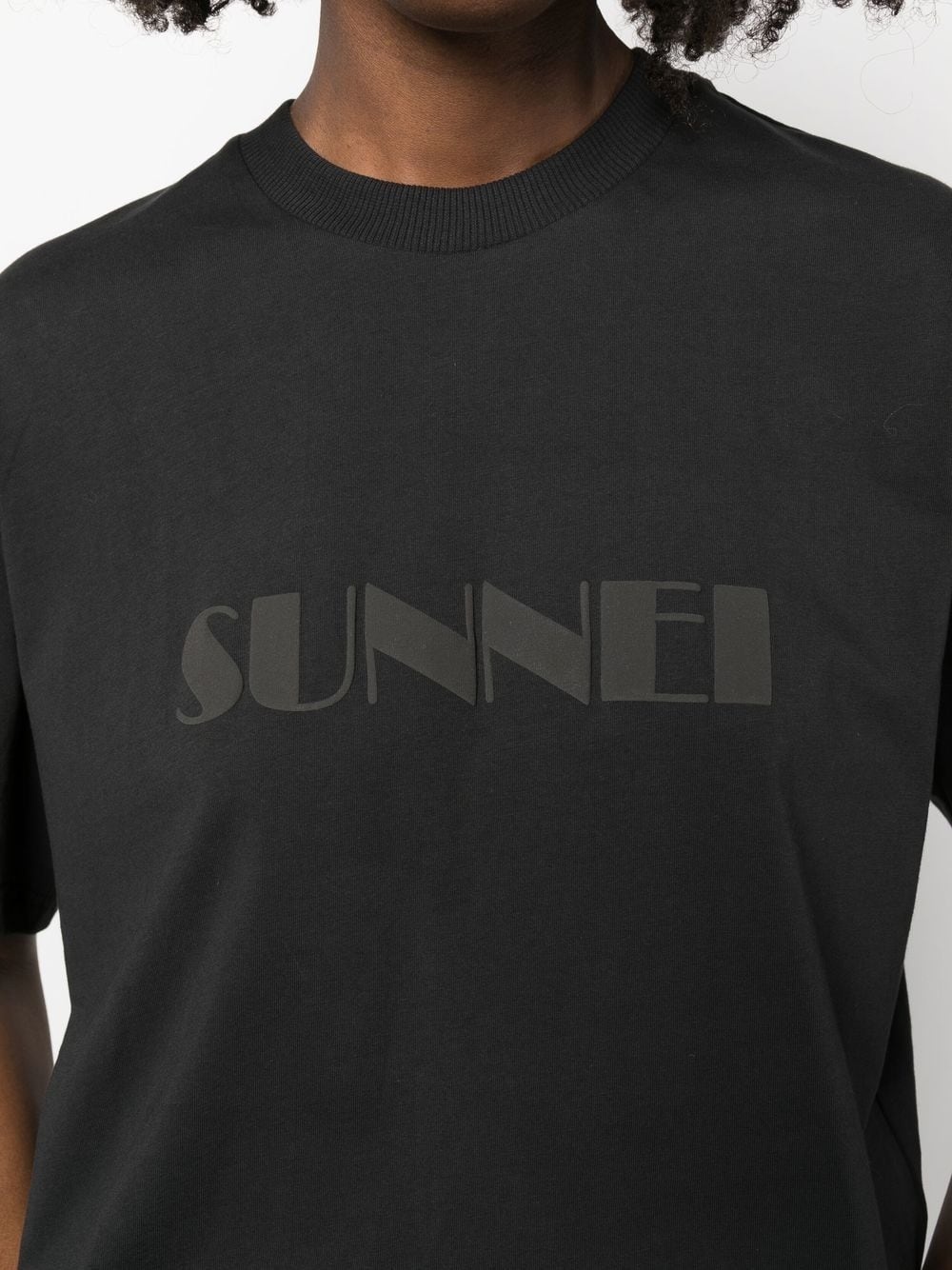 logo-print cotton T-shirt - 10