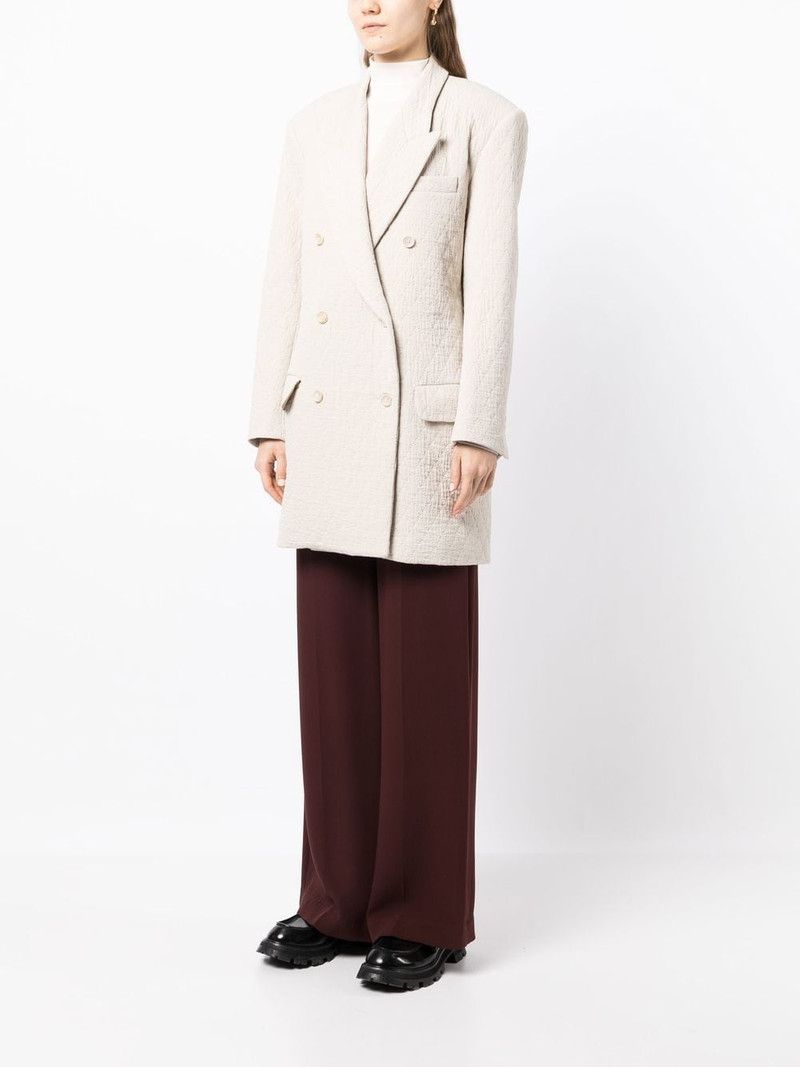 double-breasted tailored coat 3