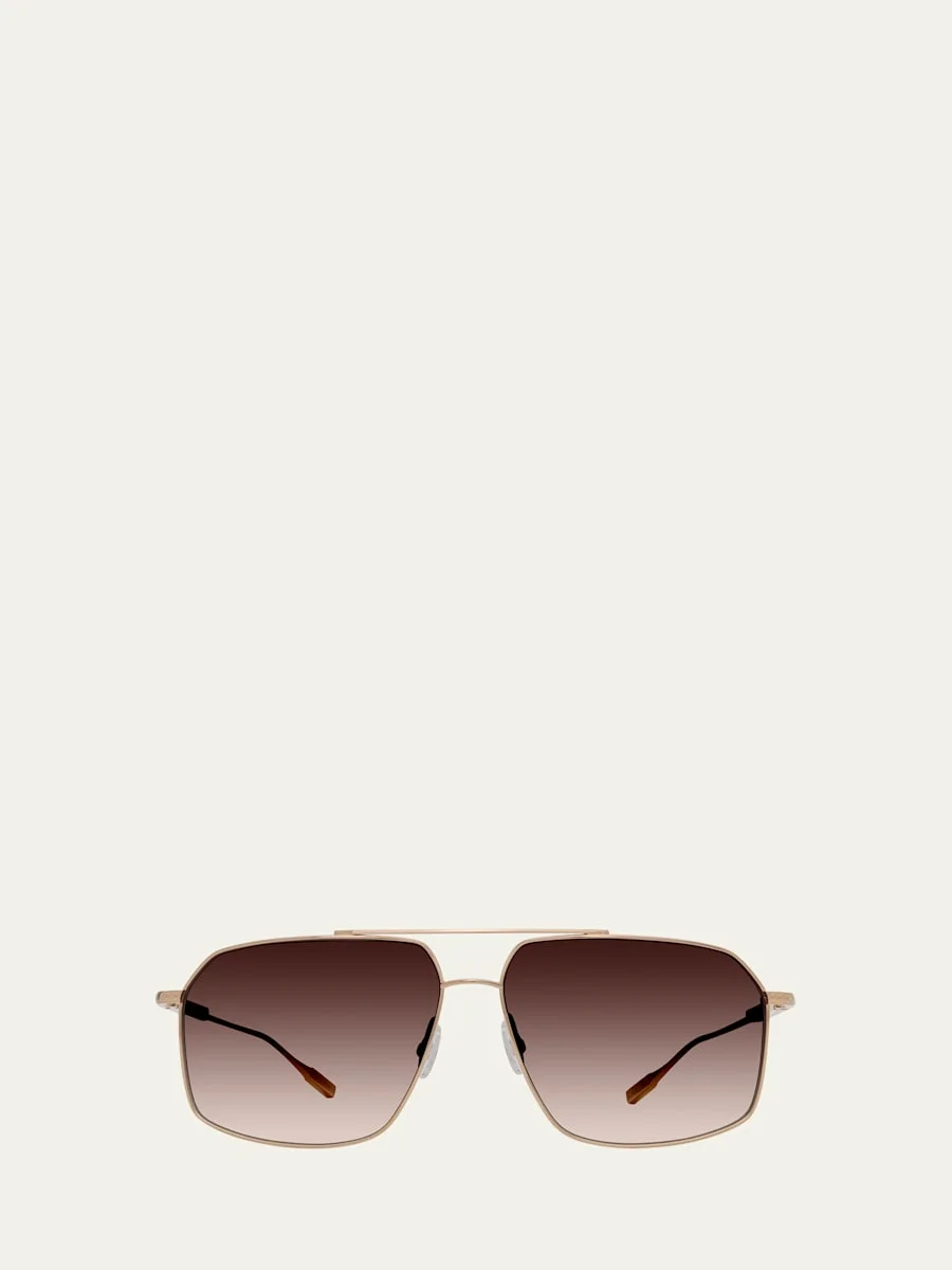 Renzo Titanium Aviator Sunglasses - 1