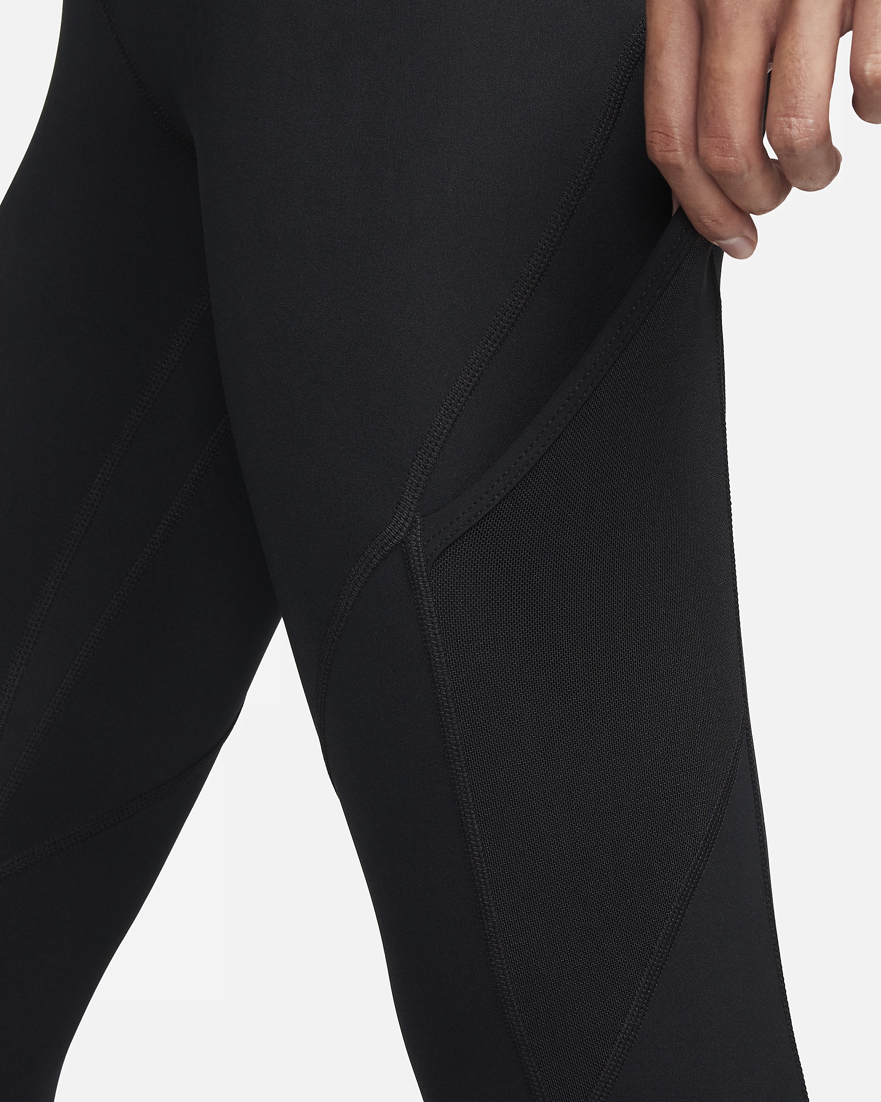 Nike Pro Women's Mid-Rise 7/8 Leggings with Pockets - 4