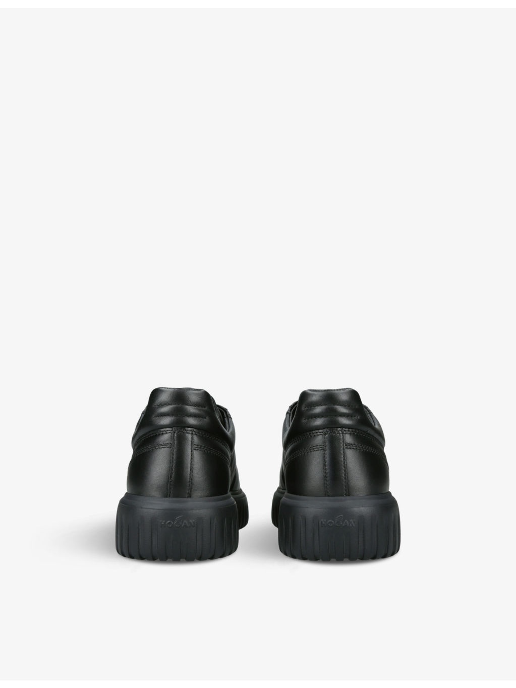 H-Stripes branded leather low-top trainers - 4