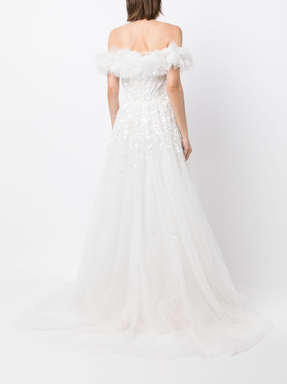 Angel Eyes flared maxi dress - 4