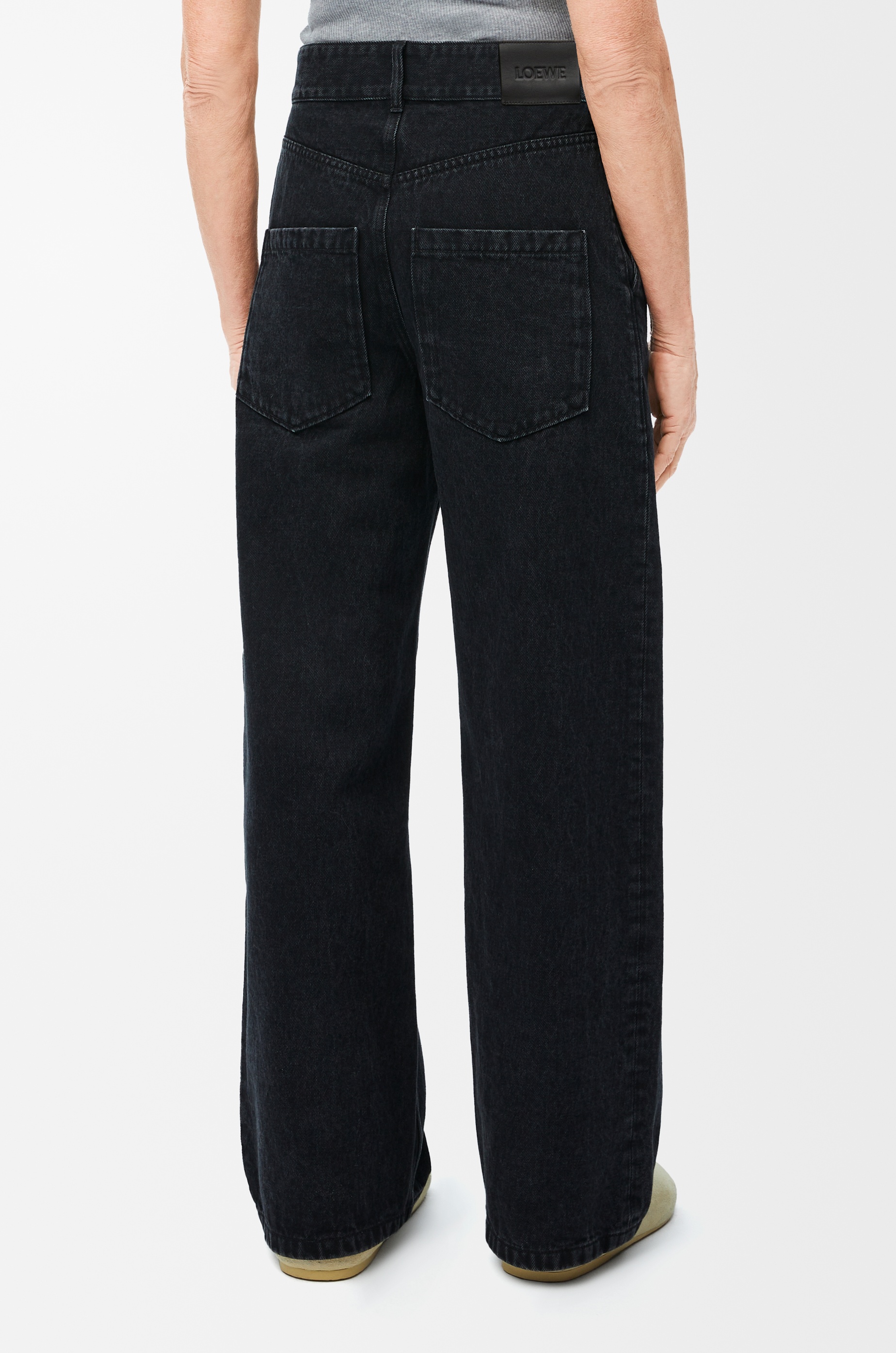 Anagram baggy jeans in denim - 4