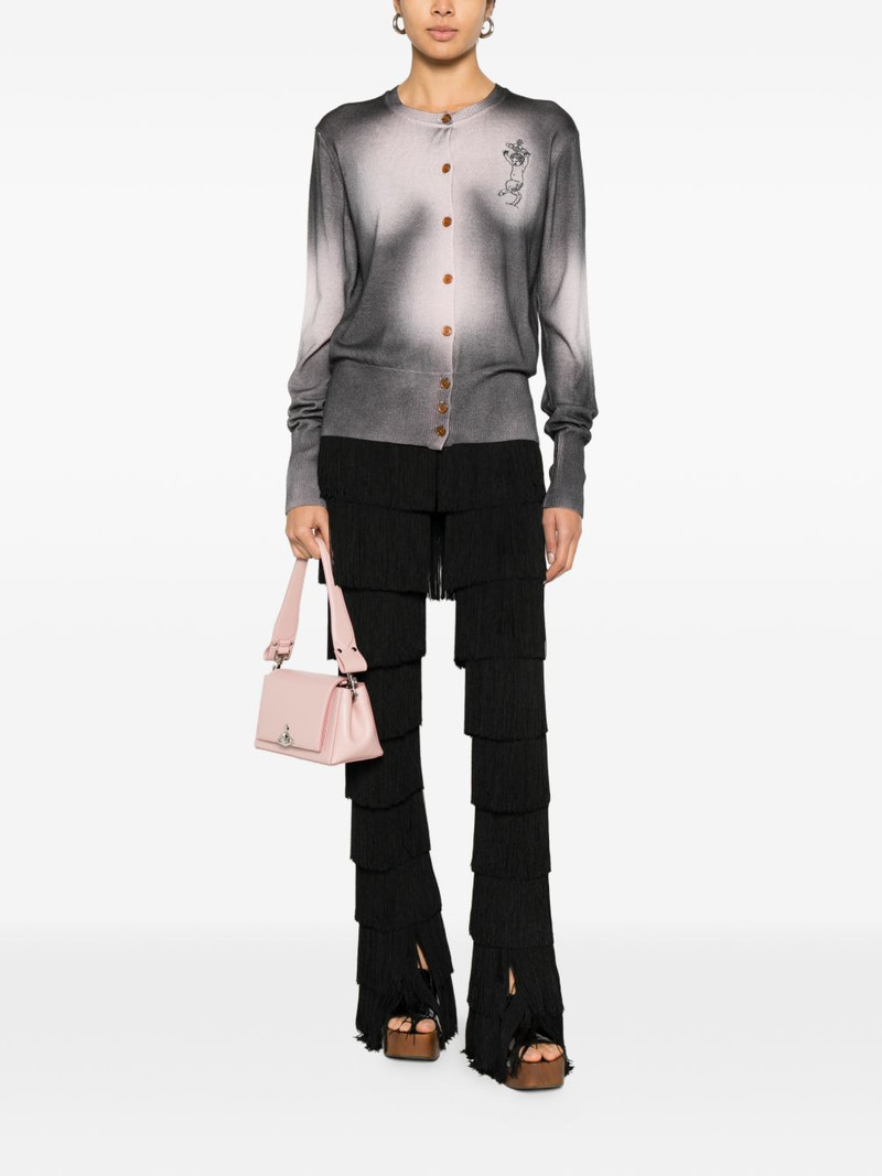 Vivienne Westwood Elle embroidered ombré cardigan outlook