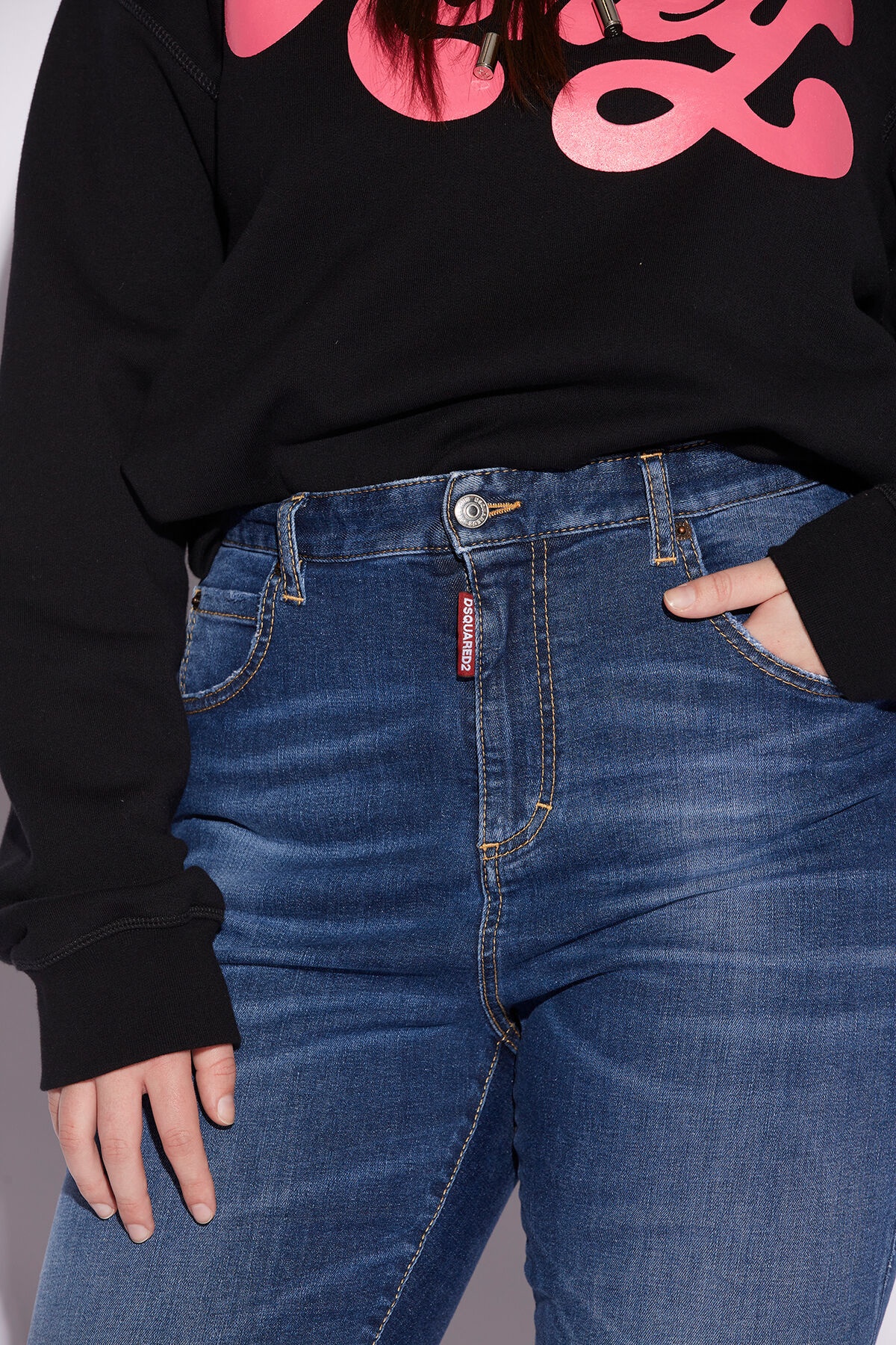 HONEY HIGH WAISTED TWIGGY JEANS - 4