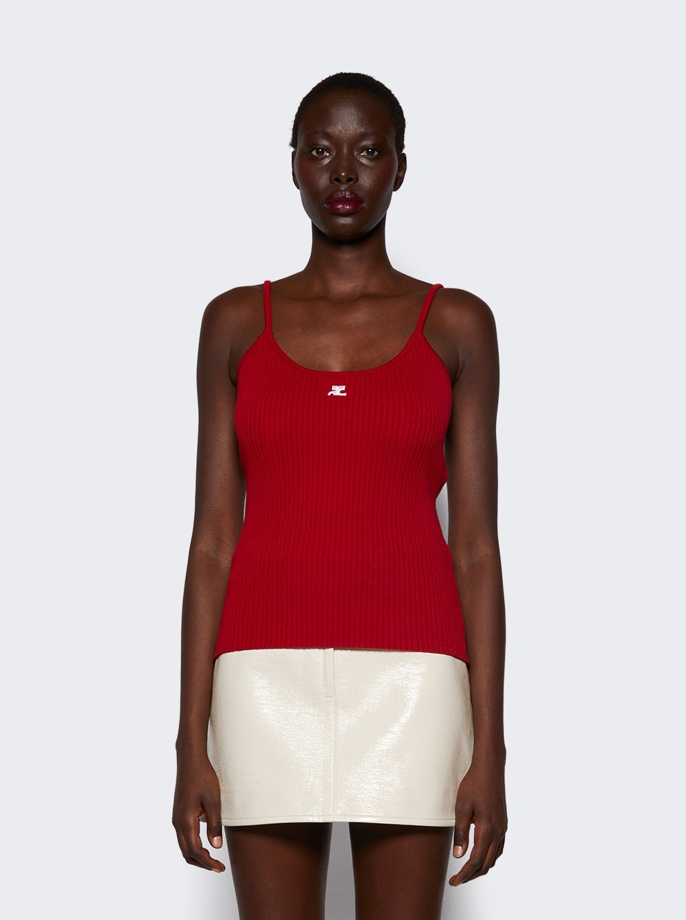 Reedition Knit Tank Top Red - 3