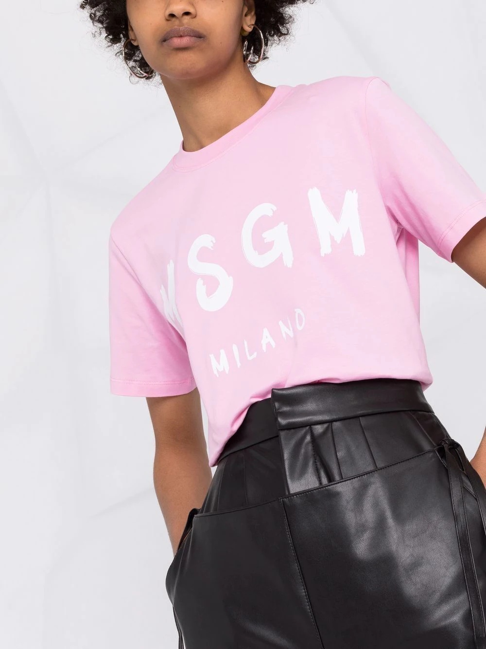 logo-print short-sleeved T-shirt - 5