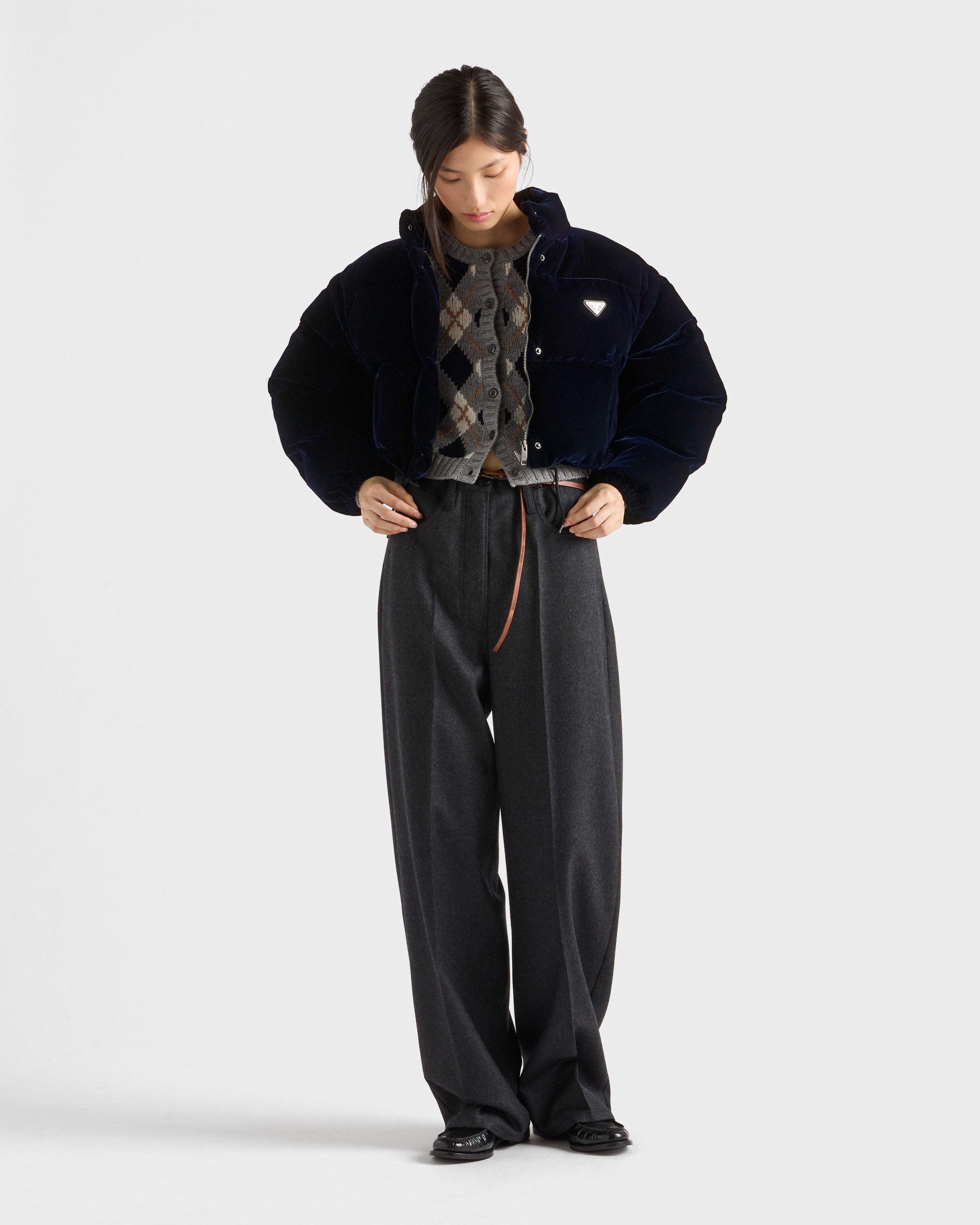 Velvet down jacket - 2