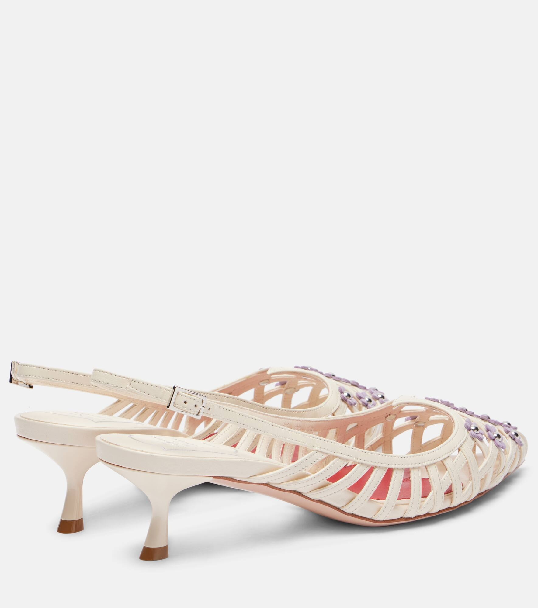 I Love leather slingback pumps - 2