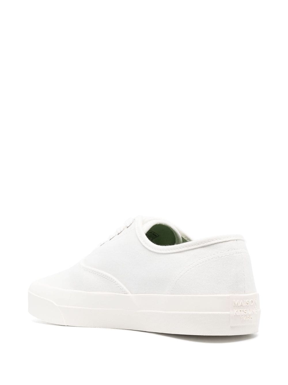 canvas lace-up sneakers - 3