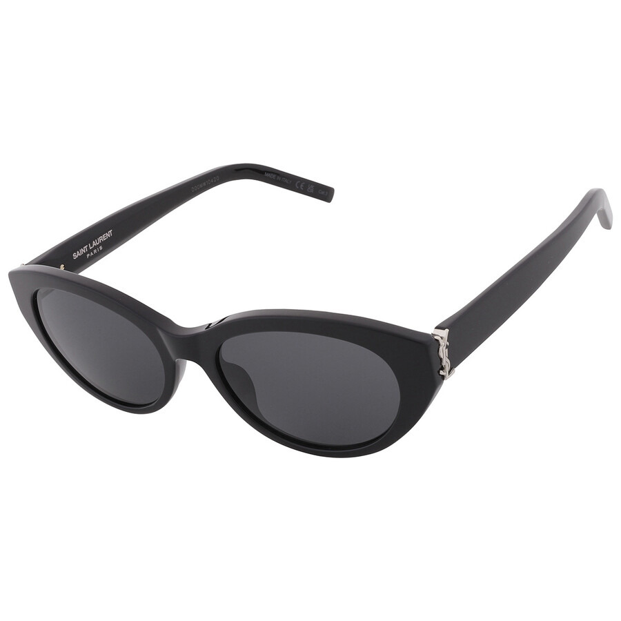 Saint Laurent Black Oval Ladies Sunglasses SL M148 001 54 - 3