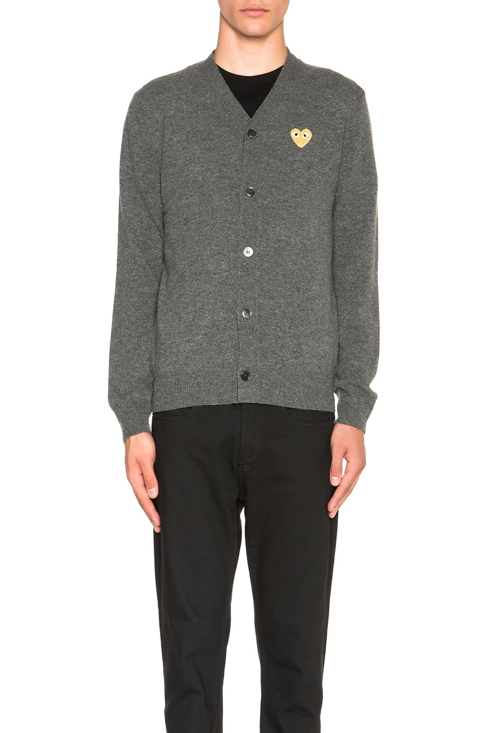 Cardigan with Gold Emblem - 2