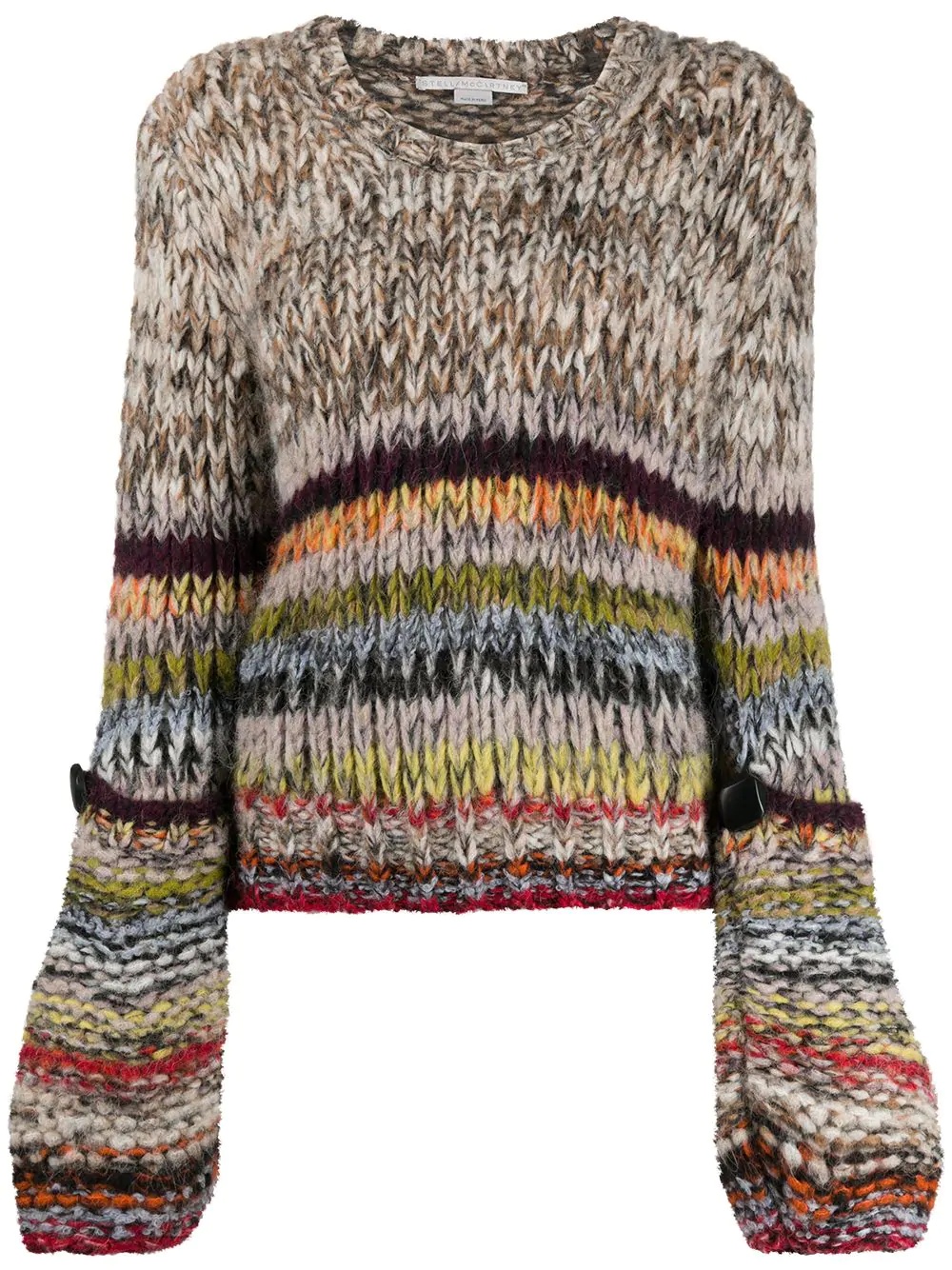 striped wool jumper - 1