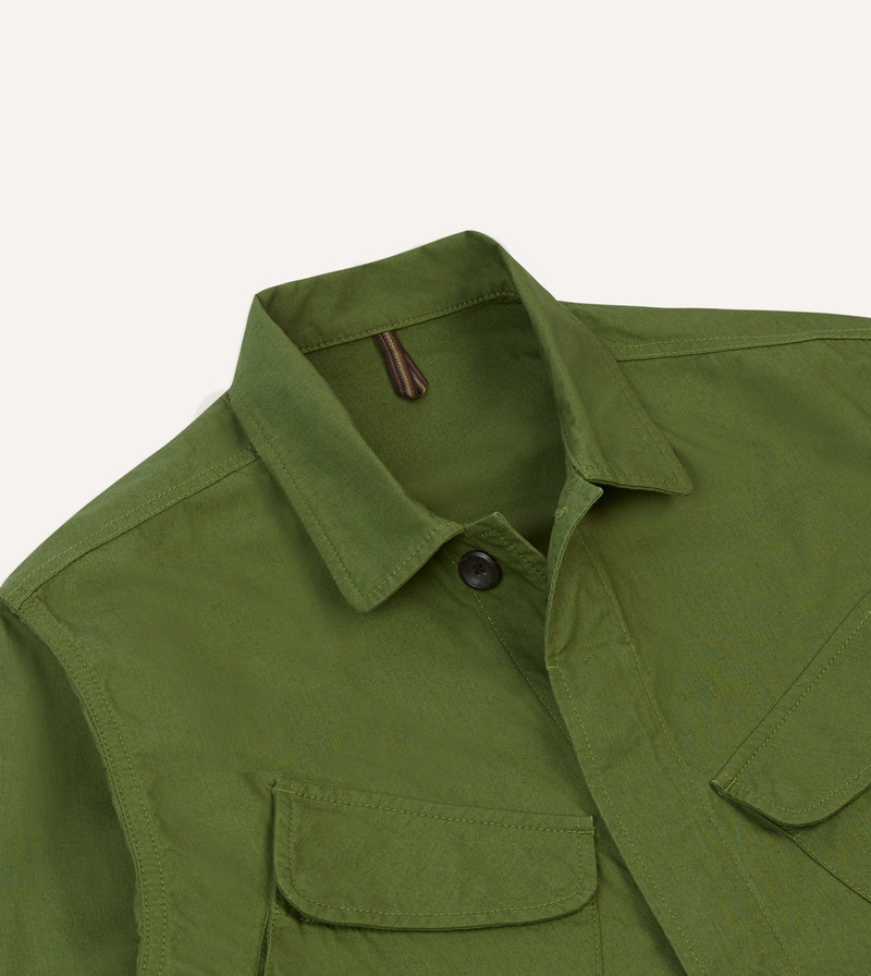Olive Cotton Jungle Jacket 3