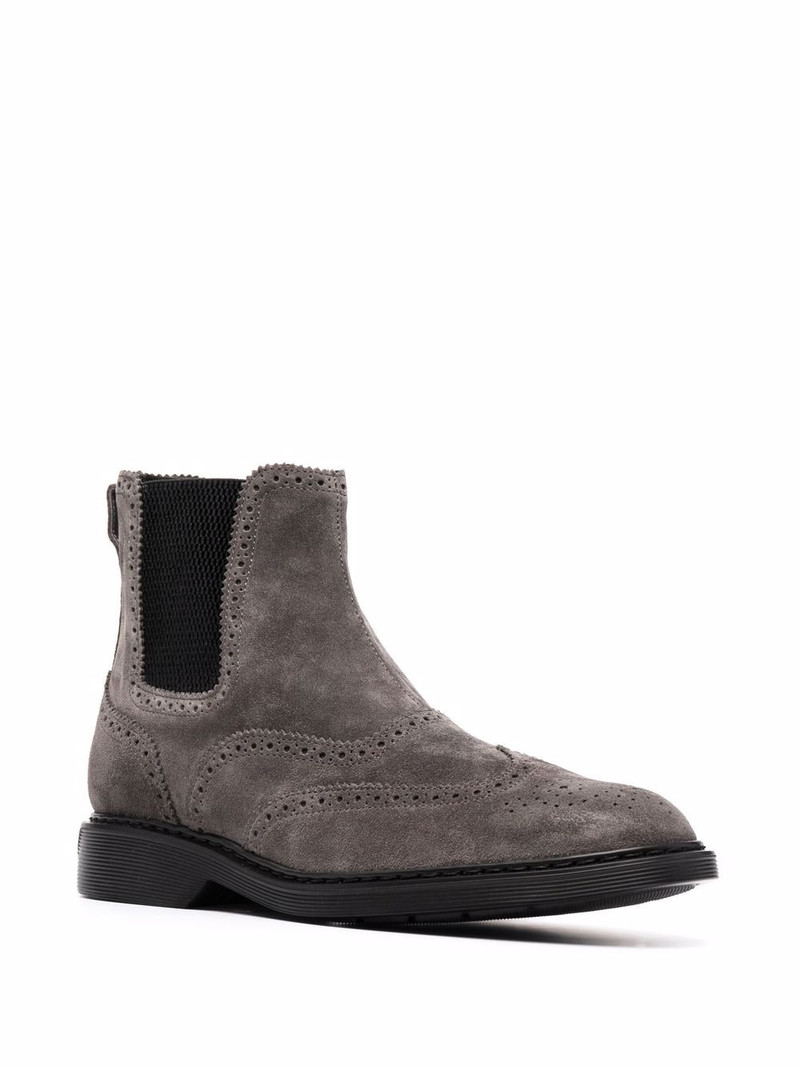 HOGAN elasticated side-panel boots outlook