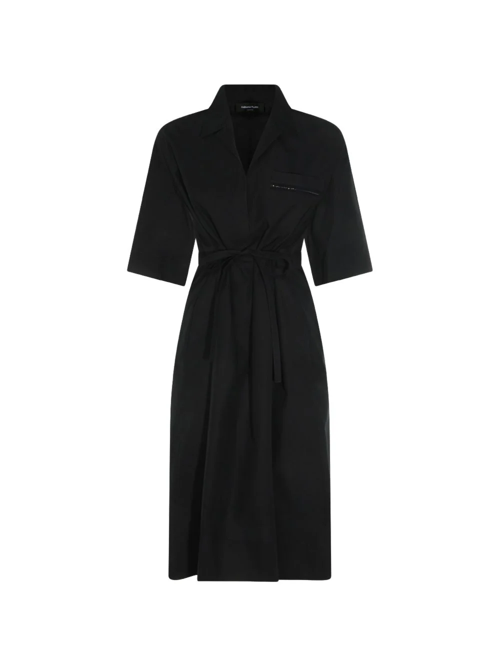 cotton midi dress - 1