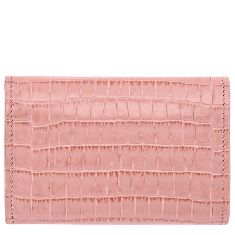Longchamp Longchamp Pocket Compact wallet Pink Tea - Leather outlook