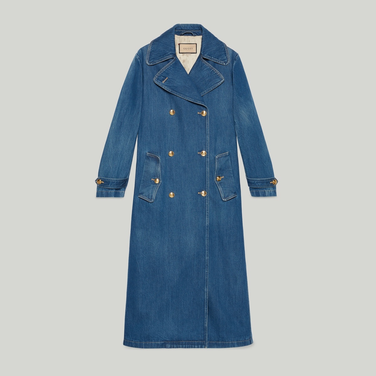 Denim trench coat - 6