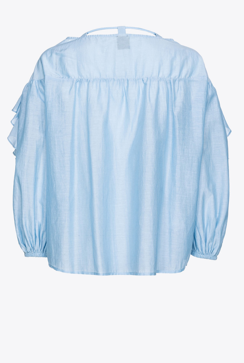 BLOUSE WITH MAXI FLOUNCE 6