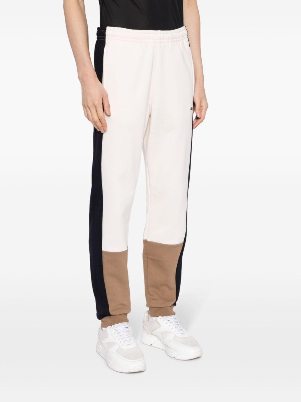 logo-embroidered colour-block track pants - 3