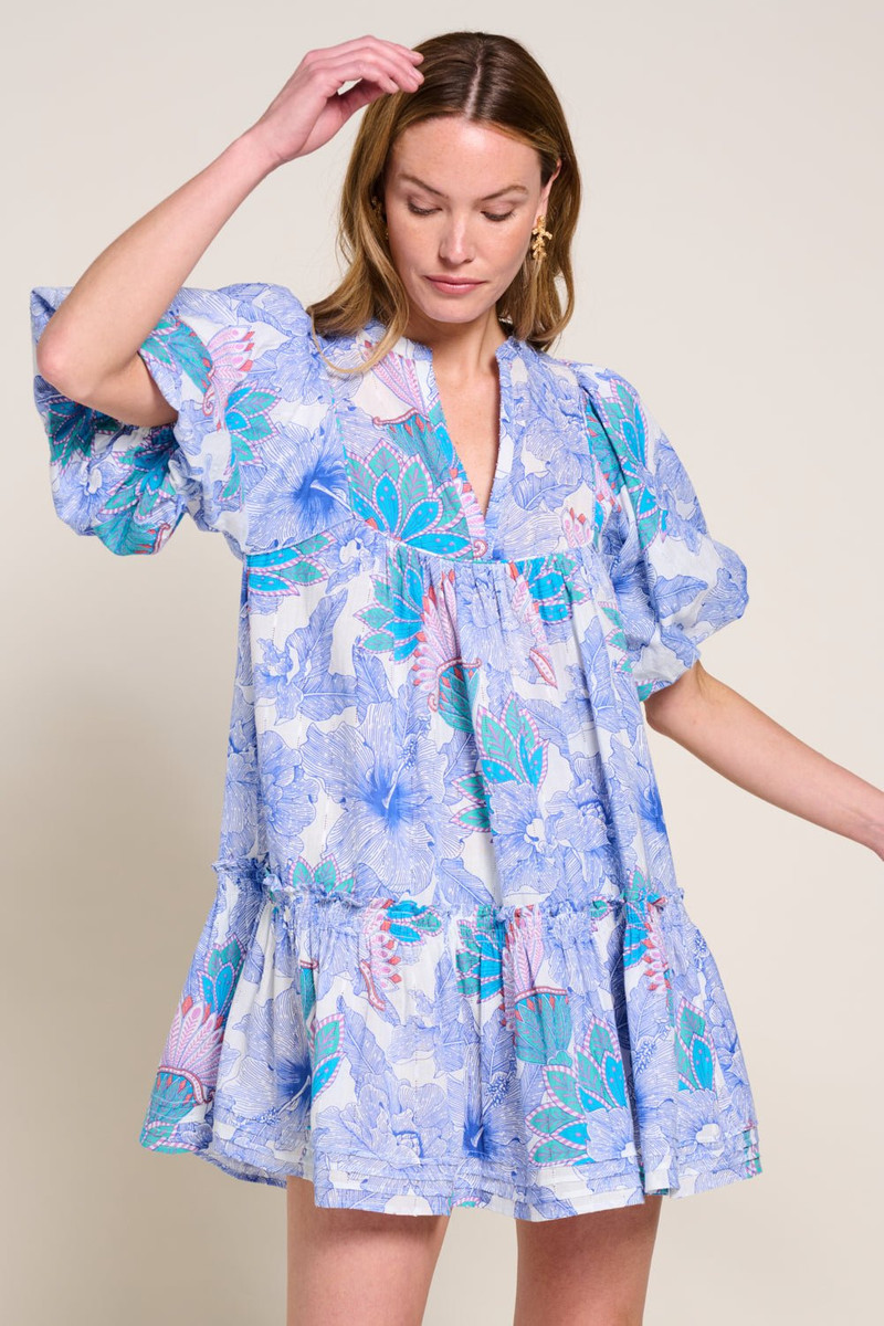 Mini Dress Cruz - Blue Padang 4