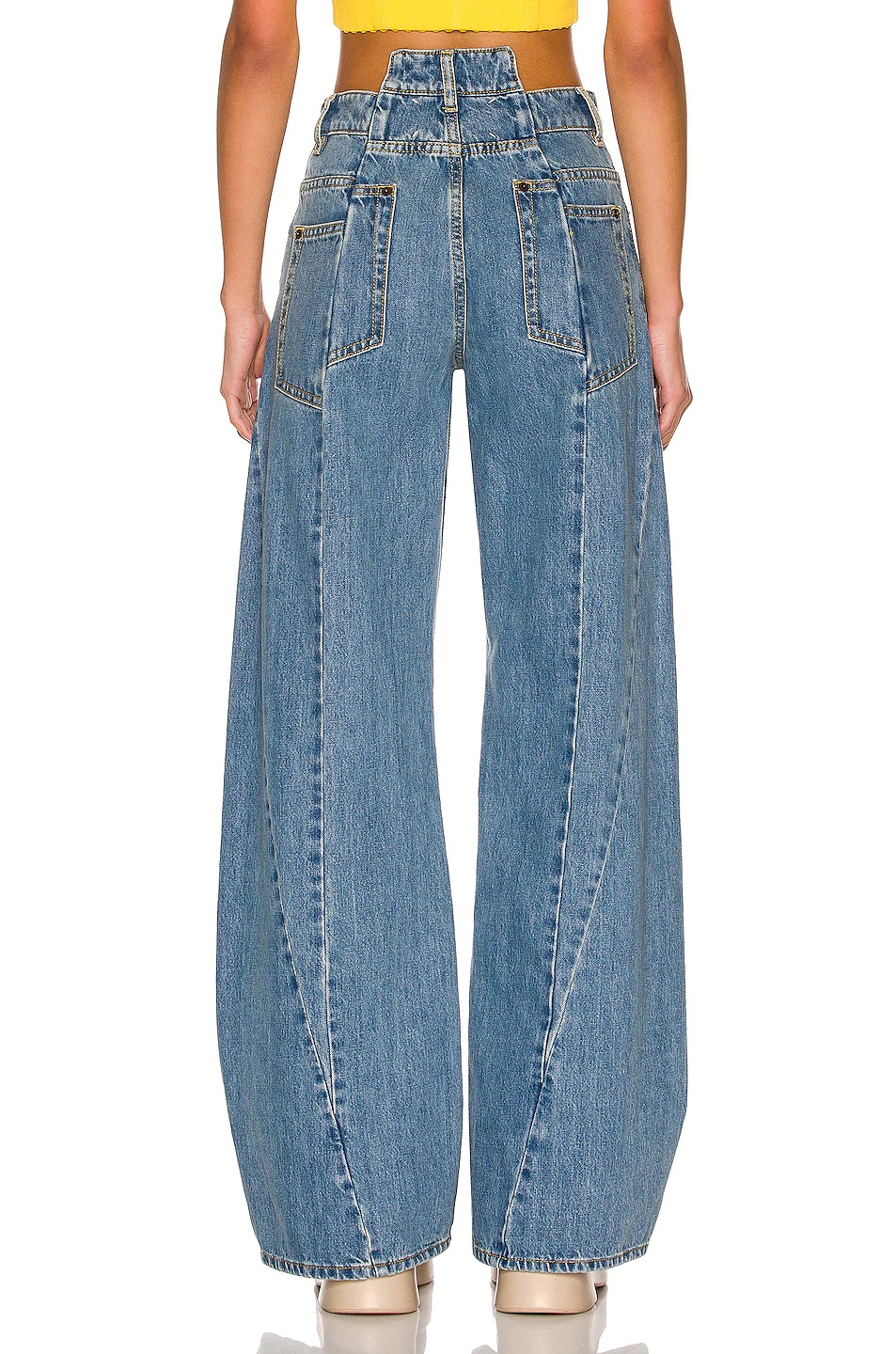 5 Pocket Wide Leg Jean - 3