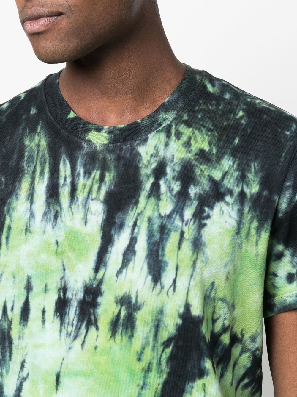 tie dye-print cotton T-shirt - 5