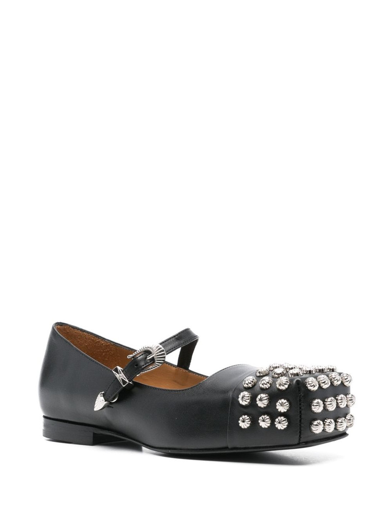 TOGA PULLA stud-detail ballet flats outlook