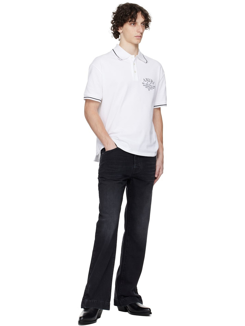 AMIRI White 'Amiri Arts District' Polo outlook