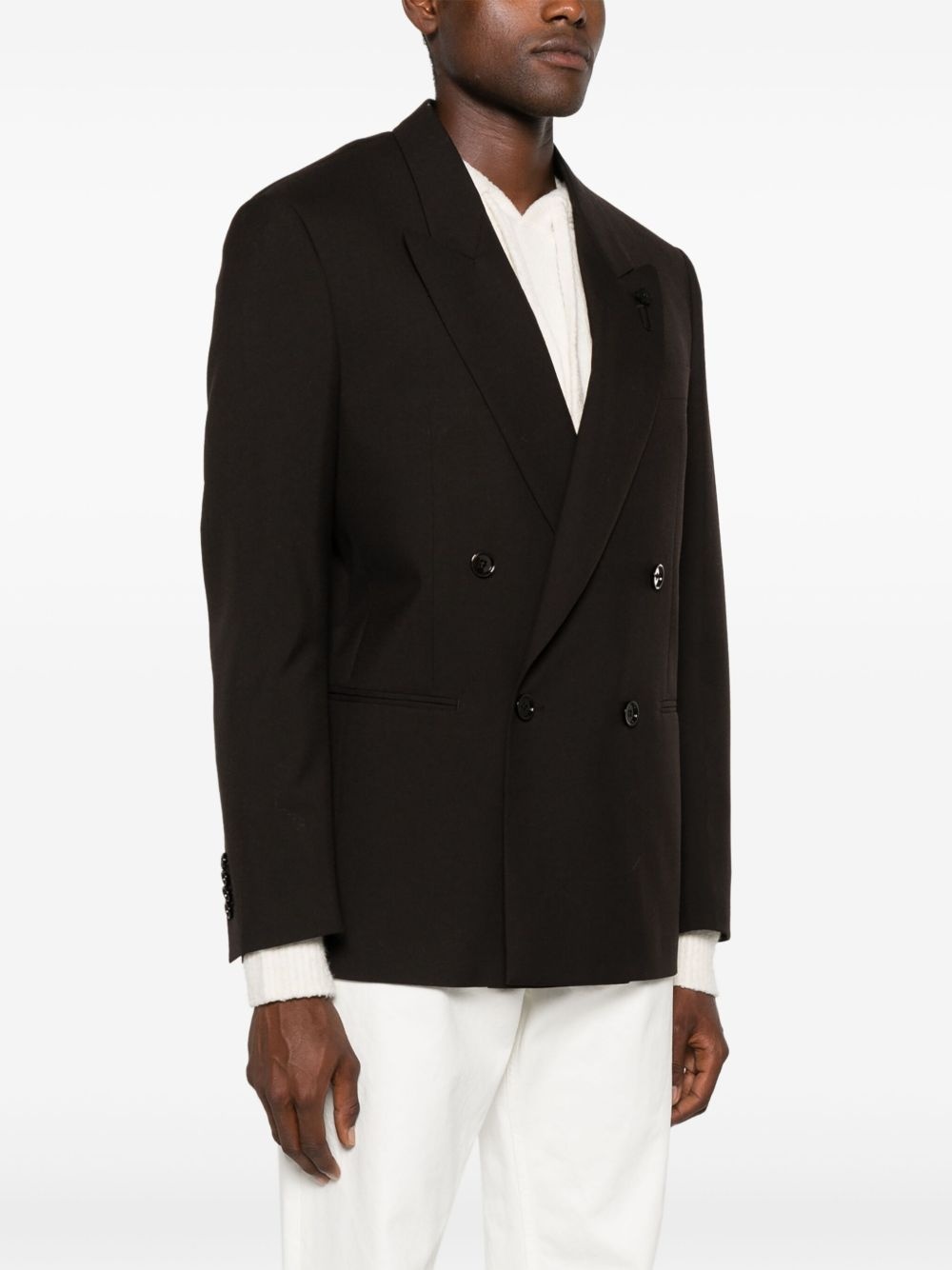 double-breasted blazer - 3