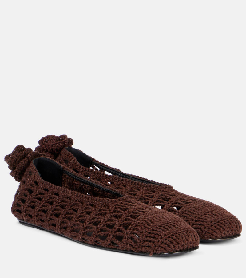 square-toe ballet flats - 1