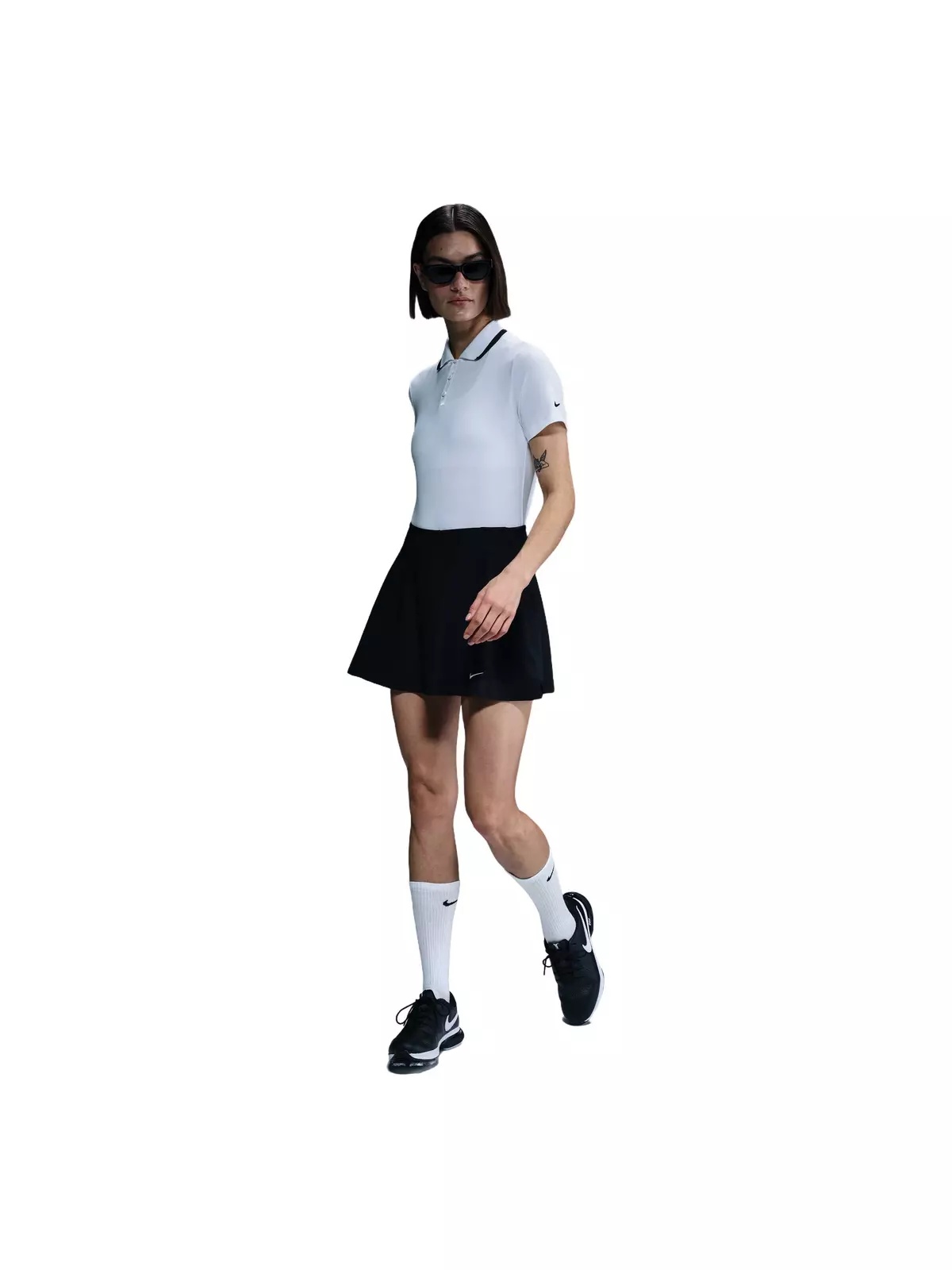 Women's Dri-FIT Tour Short-Sleeve Golf Polo -White - 4