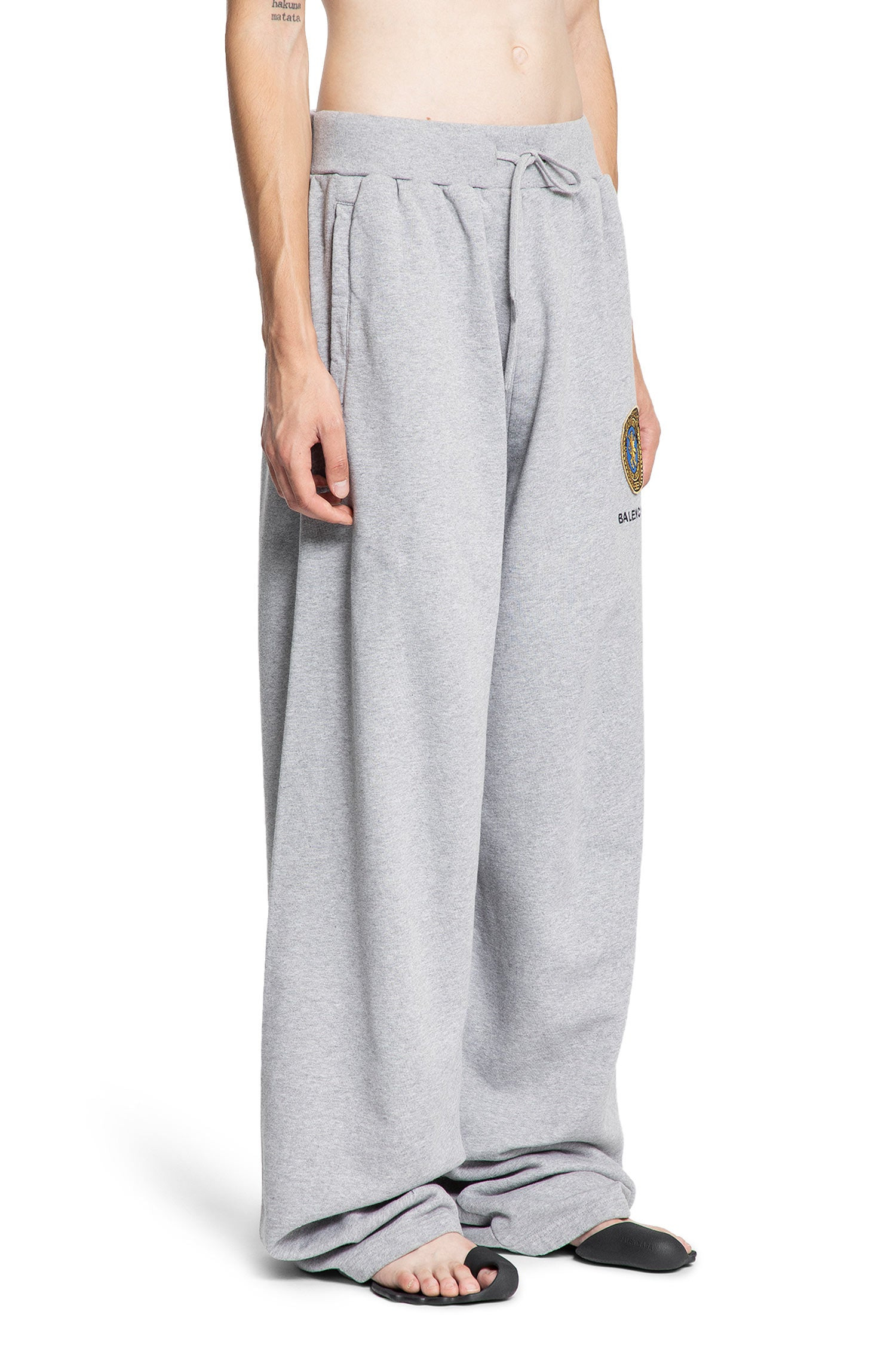 Uniform-Patch-Oversized-Sweatpants - 2