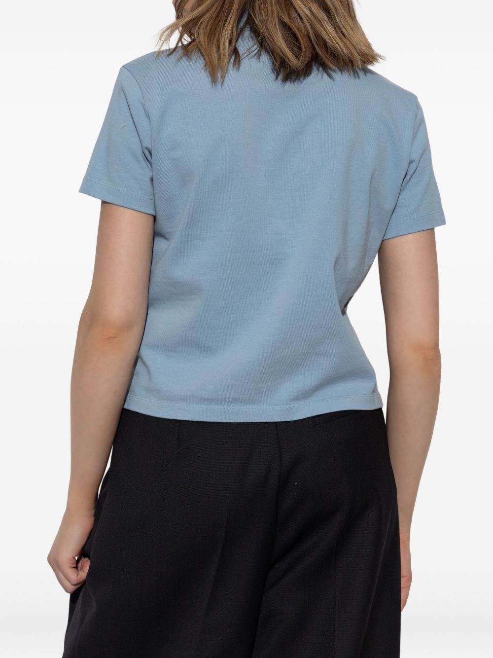 embroidered-logo polo top - 4