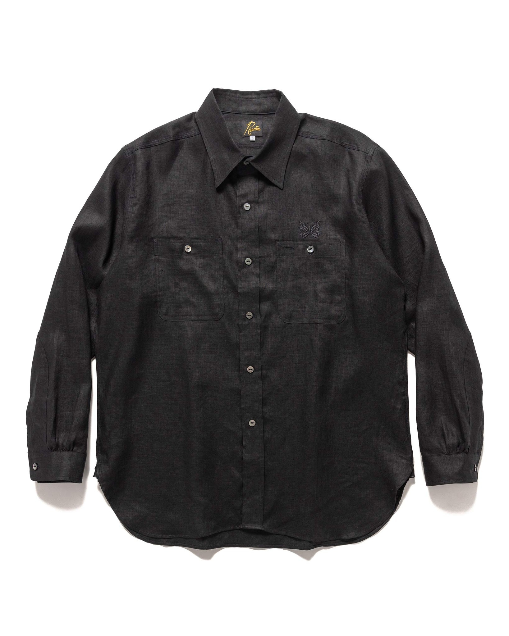 Work Shirt - Linen Canvas Black - 1