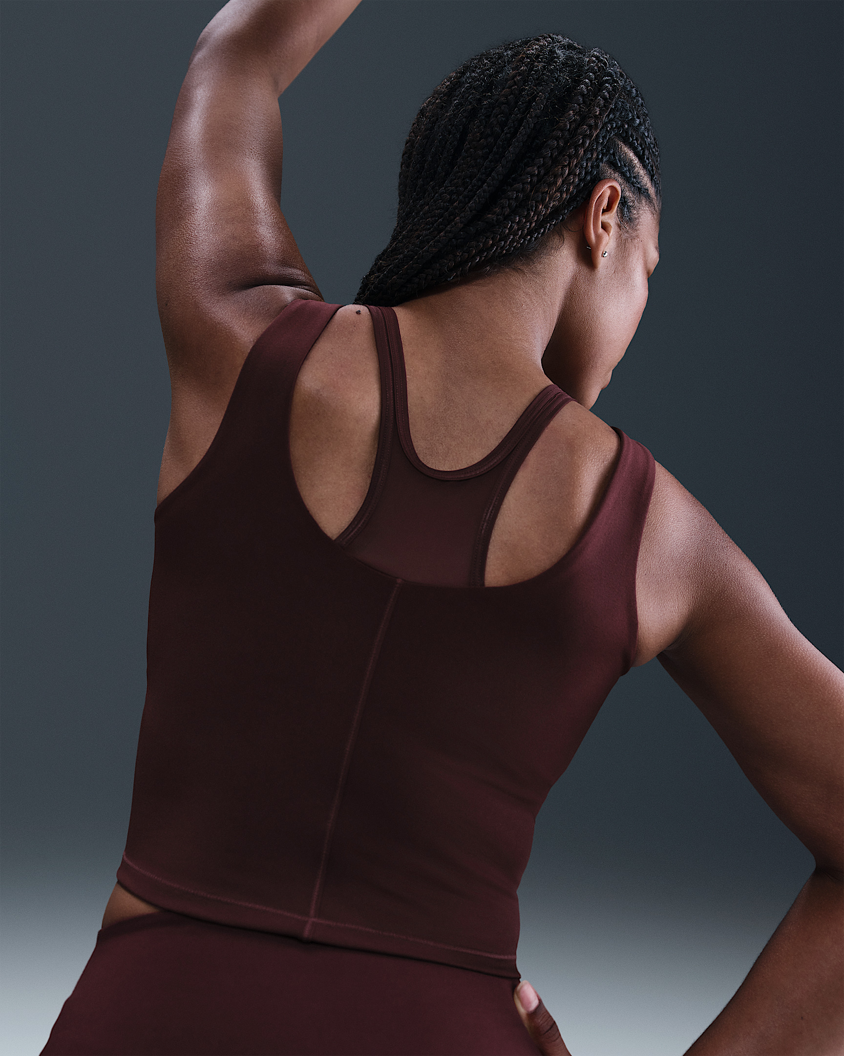 Nike One Fitted Women's Dri-FIT Cropped Tank Top - 2