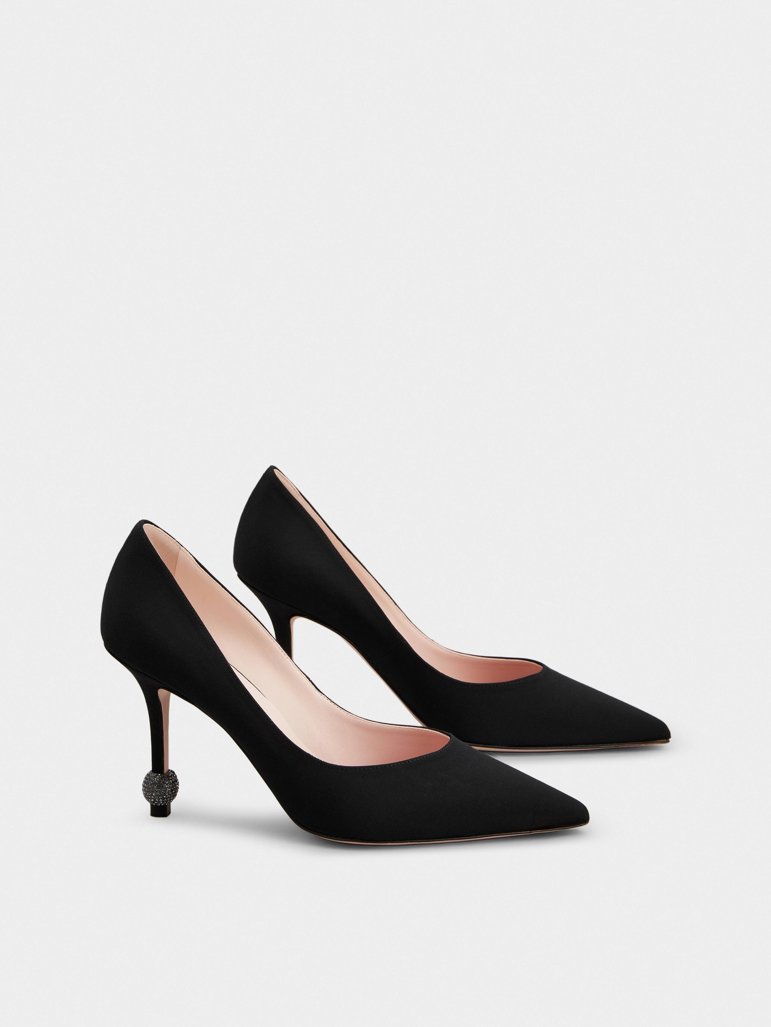 Jewel Heel Pumps in grosgrain - 2