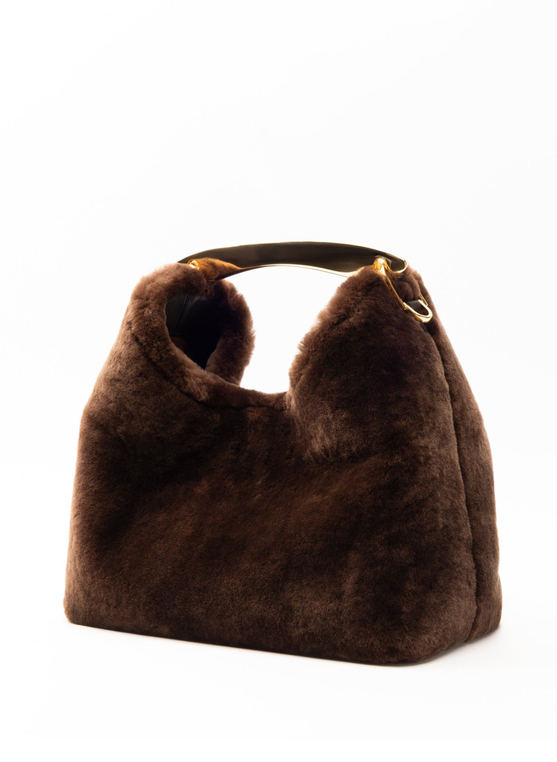 Elleme Boomerang Shearling Brownie outlook