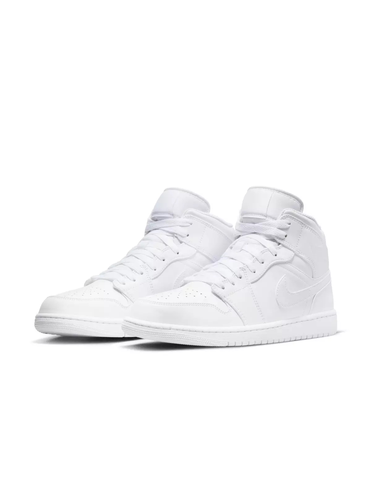 1 Mid "White/White" Men's Shoe - 7