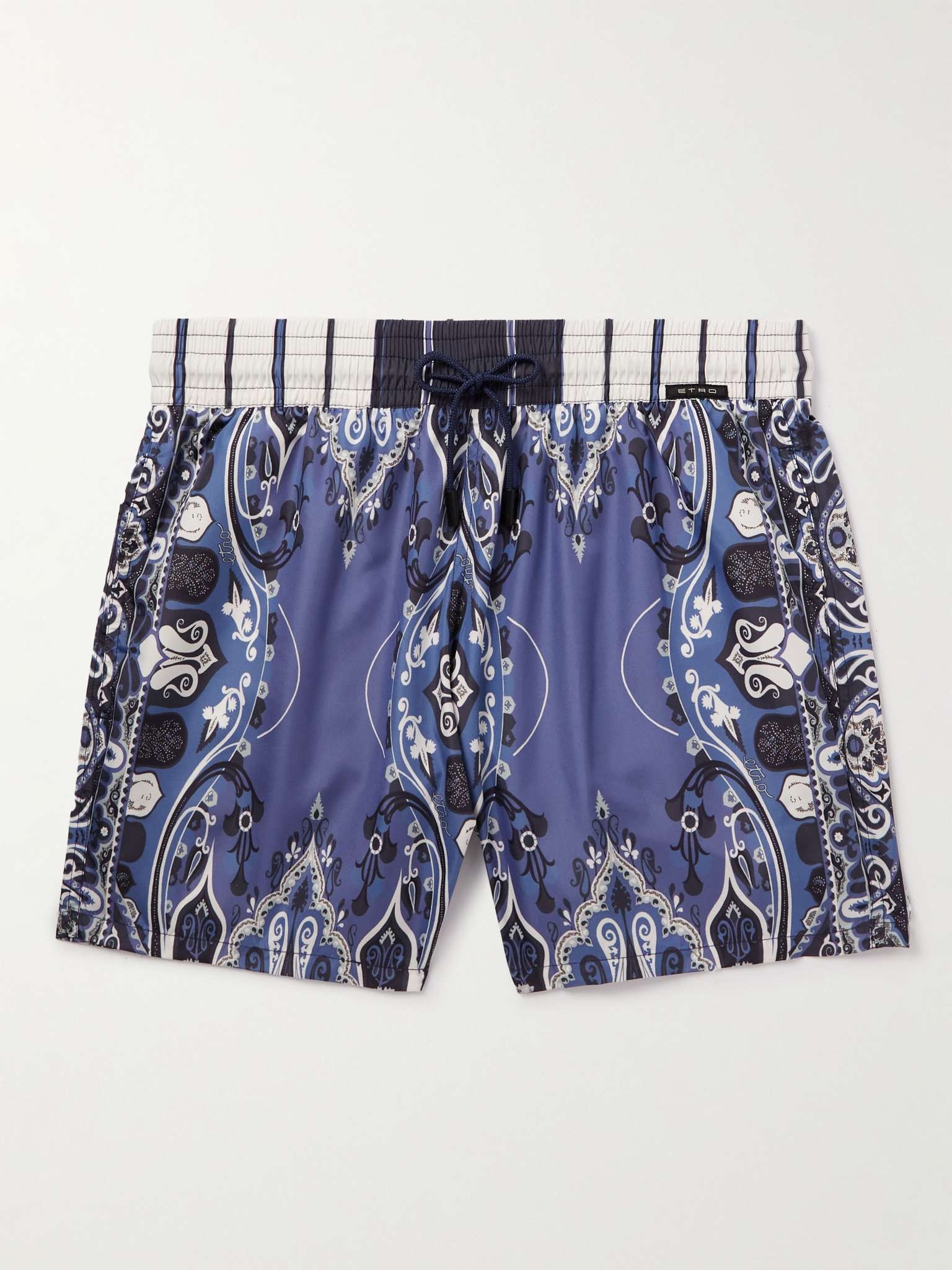 Straight-Leg Short-Length Paisley-Print Swim Shorts - 1